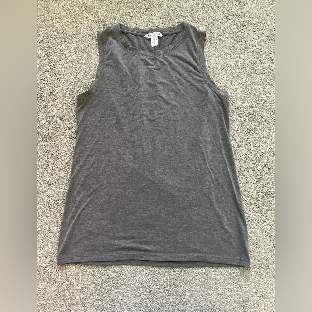 Athleta Gray Tank Size S